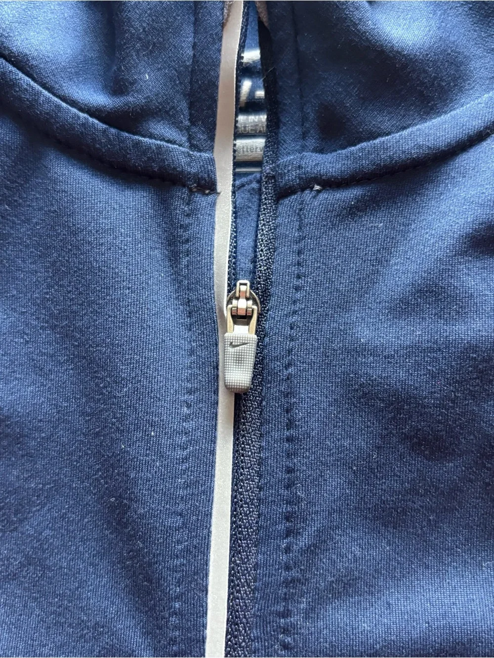 Blue u of m nike quarter zip